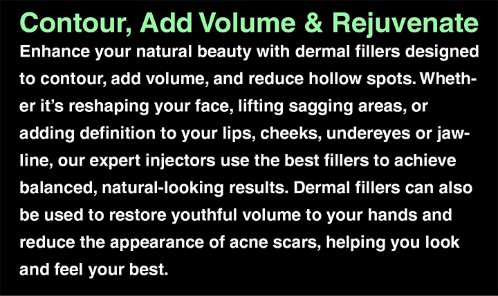 Dermal–Fillers–Contour–Volume–Acne–Scars–Mississauga–Oakville